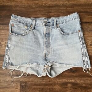 Levi's Light Wash Denim Cutoff Shorts - Women's Casual Summer